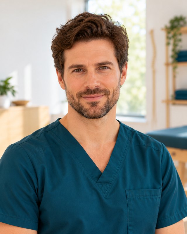 Retrato de Dani, fisioterapeuta