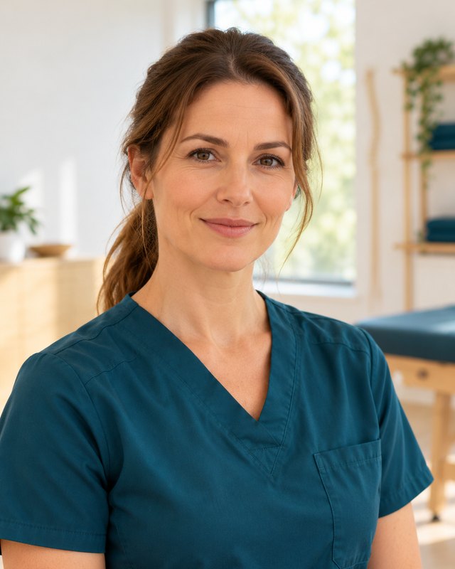 Retrato de Laura, fisioterapeuta